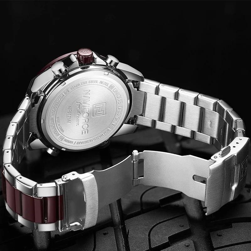 Топ люксовый бренд NAVIFORCE мужские часы военные цифровые спортивные наручные часы мужские s водонепроницаемые часы из нержавеющей стали Relogio Masculino