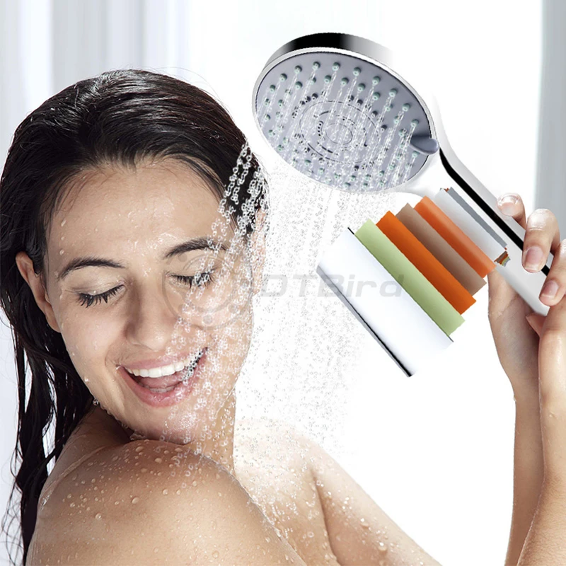 Plactis ручной для экономии воды ванная душевая головка суперзаряженная ABS анти капля насадка для душа