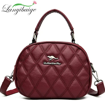 

New Woman Crossbody Bags High Quality Leather Handbags Luxury Bag Designer Famous Brand Shoulder Messenger Bags For Women 2020