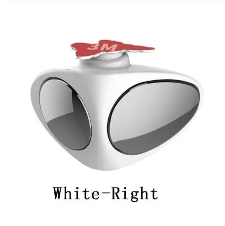 White-Right Зеркало для автомобиля с поворотом на 360 градусов для toyota aygo a golf 5 ibiza dacia duster fiat 500 suzuki seat honda civic - Цвет: White-Right