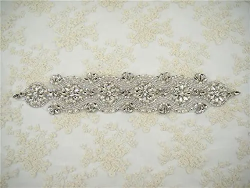 ShiDianYi стразы аппликация пояс невесты кристалл жемчуг ленты свадебная одежда подружки невесты платья 10PCS-RA212-C515