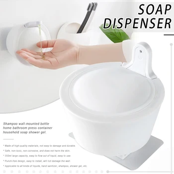 

Liquid Soap Dispenser 350Ml Automatic Smart Sensor Touchless Punch-free design Sanitizer Dispensador Bottle for Kitchen Bathroom