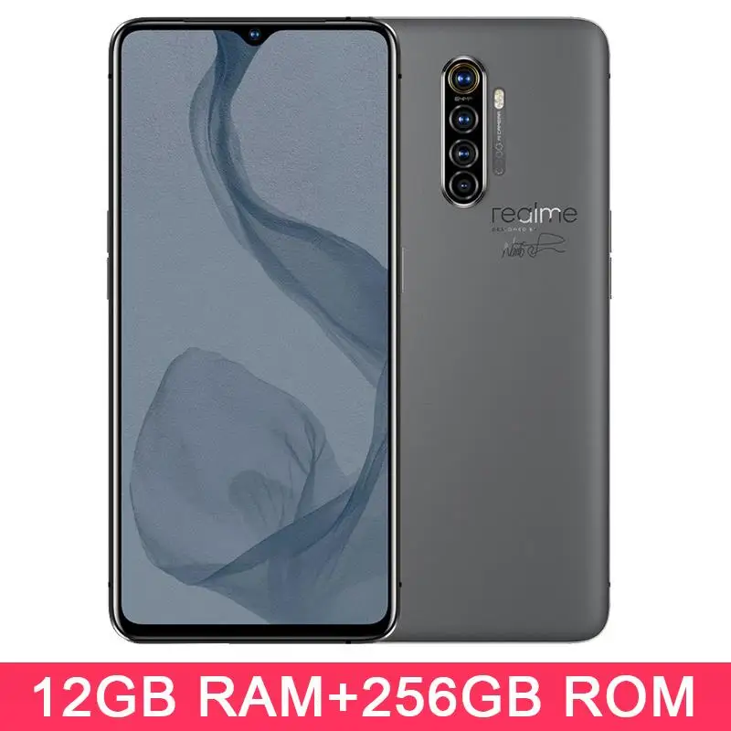 Realme X2 Pro X 2 12GB 256GB 6,5 ''мобильный телефон Snapdragon 855 Plus 64MP Quad camera телефон nfc VOOC 50W быстрое зарядное устройство - Цвет: 12GB 256GB Grey