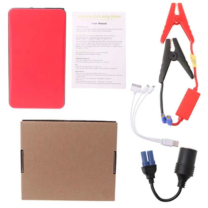 

Portable 20000mAh 12V USB Multi-Function Car Jump Starter Power Bank Emergency Charger Booster Battery Starting Device