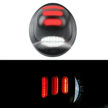 

Red Neon Glow LED License Plate Tag Light Lamp for Ford 1999-16F250 F350 Pickup