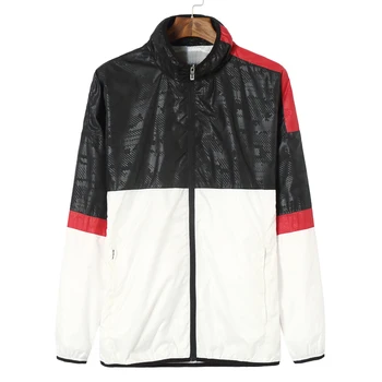 

Plus Size 6X 7XL 8XL Spring Jacket Men Casual Thin Jacket 2019 Autumn Stand collar Loose Casual Jackets Men Big Size Streetwear