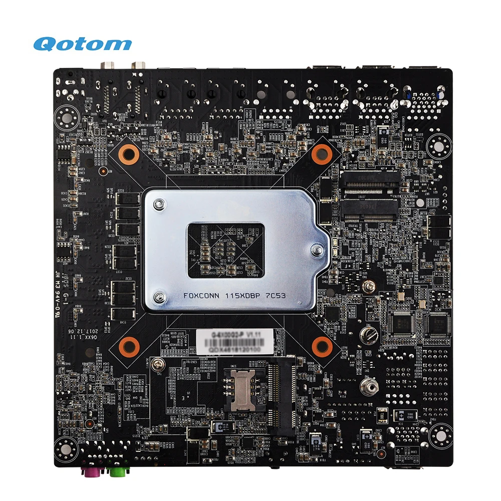 Настольный мини компьютер Qotom DIY Q600S системная плата поддержка 6 го 7 поколения