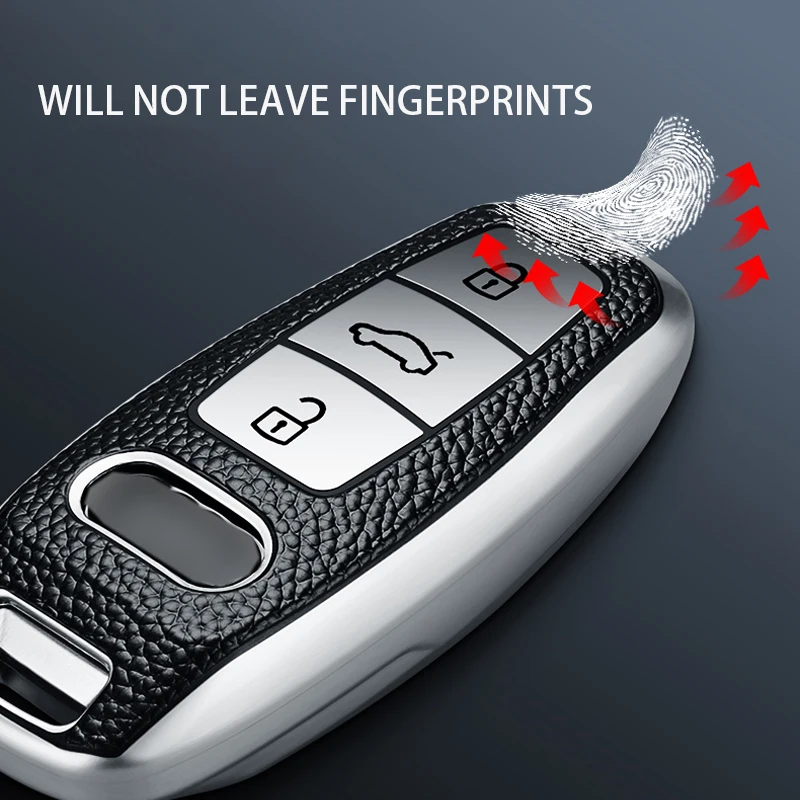 TPU Car Remote Key Cover Case 1Set For Audi A3 A4 B9 A6 C8 A7 S7 4K A8 D5 S8 Q7 Q8 SQ8 E-tron Car Accessories key case,key case cover,remote control case cover