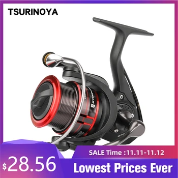 BIG SALE ❤️ TSURINOYA Spinning Fishing Reel ST 2000 2500 8+1 7kg Drag Power Ultralight Long Casting Shllow Spool Pike Bass Fishing Wheel - discount item 29% OFF Sports & Entertainment