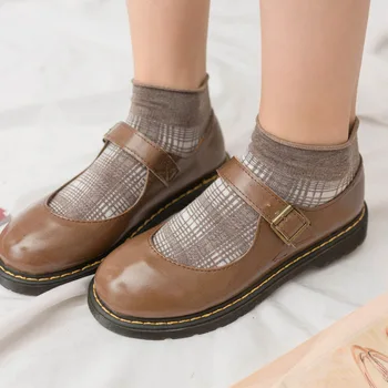 

Socks Skarpetki Damskie Bambusowe Calze Donna Korean Style Women Chaussettes Femme Organic Cotton Bambus Calcetines Vintage Sock