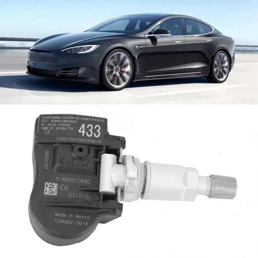 1 шт. высокое качество TPMS датчик давления в шинах подходит для TESLA модель S 10/-06/ 103460200A авто аксессуары