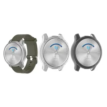 

Clear TPU Watch Case Protective Cover for garmin vivomove Luxe vivomove Style 19QA