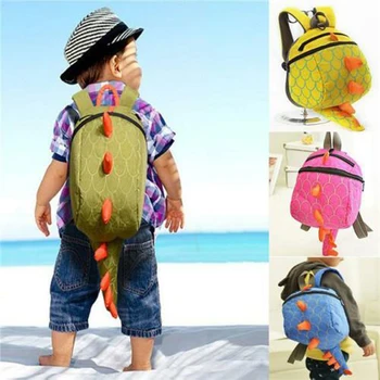 

Children Bags Dinosaur Backpack Cute Cartoon Kids Anti-lost Bag Kindergarten Preschool Backpack For Boys Girls Baby School Bags
