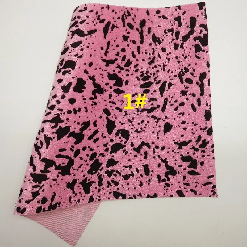 Розовая блестящая ткань, страусиная искусственная ткань, набивные меховые листы для банта A4 21x29 см мерцающие XM861