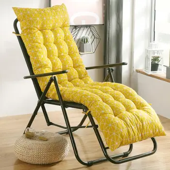 

155*48cm Long Cushion Recliner Rocking Chair Cushion Thick Seat Cushion Rattan Chair Sofa Cushion Garden Chair Tatami Mat
