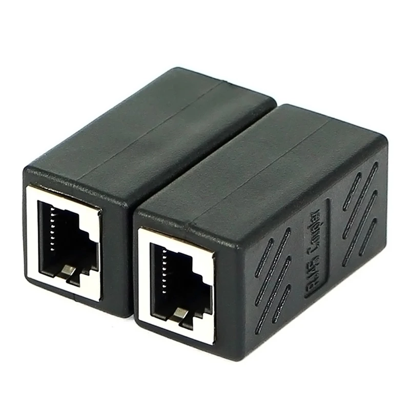 Connectors High Speed 100Mbps RJ45 Female to Female CAT 6 Network Ethernet LAN Connector Adapter Coupler Black Cable Length: Other Connectors High Speed 100Mbps RJ45 Female to Female CAT 6 Network Ethernet LAN Connector Adapter Coupler Black Cable Length: Other
