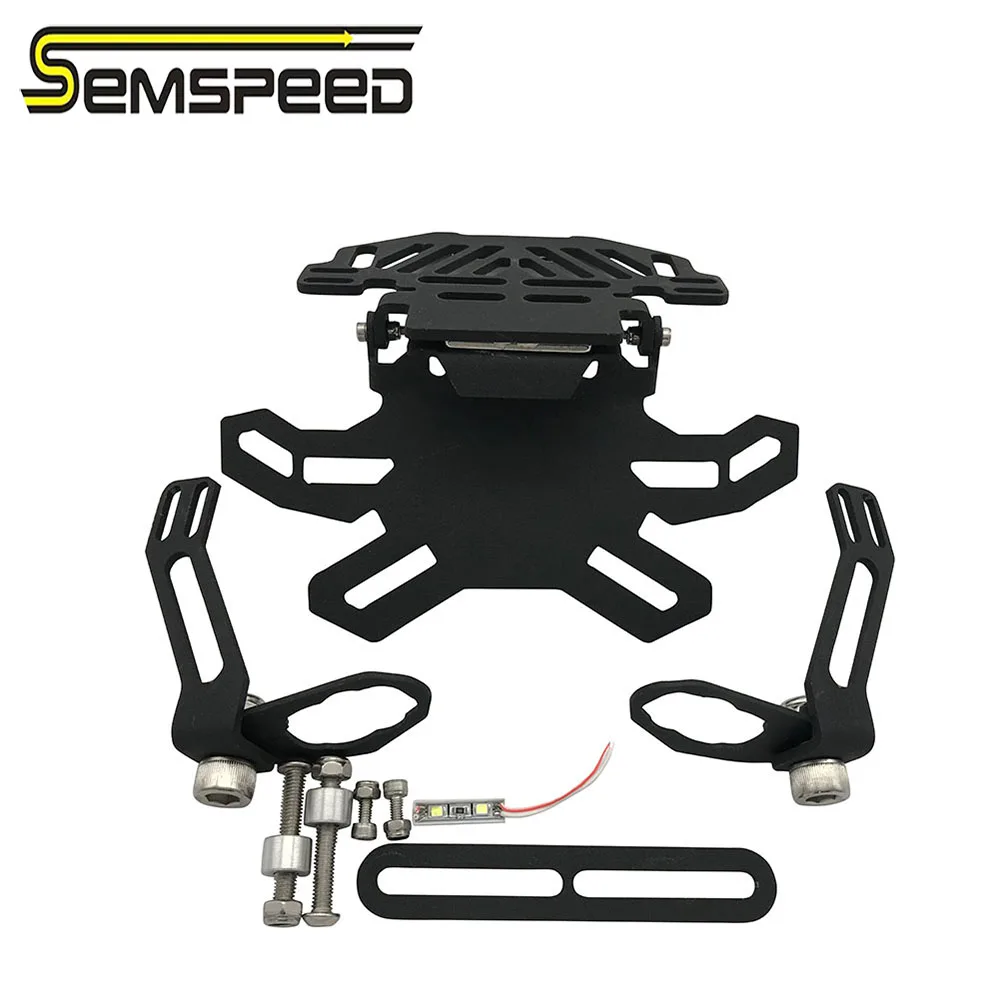 SEMSPEED держатель номерного знака мотоцикла для Honda CBR/CB650F GROM/MSX125 CBR600 F2 F3i F4i CB599