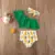 2020 Модный Тренд Baby Kids Girls One Shoulder Ruffles Swimwear Бикини Купальник Ананасовый Узор Милый Бассейн Купальная Одежда