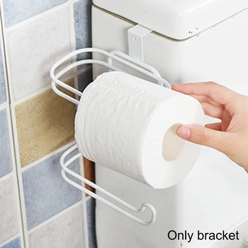

2 Layers Bathroom Toilet Seat Roll Paper Holder Hanging Organizer Stainless Steel Tissue Towel Shelf Kitchen Storage Rack Door
