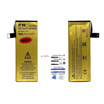 

Suqy 0 cycle High Capacity Battery for apple iPhone SE 5se Phone Replace bateria Batteries Accumulator With Repair Tools Kit