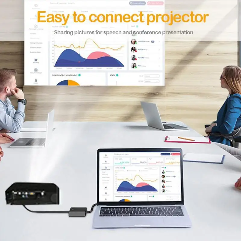  VGA Maschio a HDMI Convertitore Femminile Dell'adattatore del Cavo Con Audio Uscita di 3.5mm 1080P 
