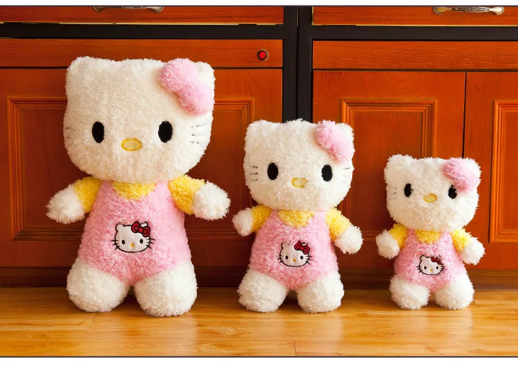 Стиль Милая станция версия KT Cat плюшевые игрушки di qiu бархат hello kitty подушка детский подарок на день рождения