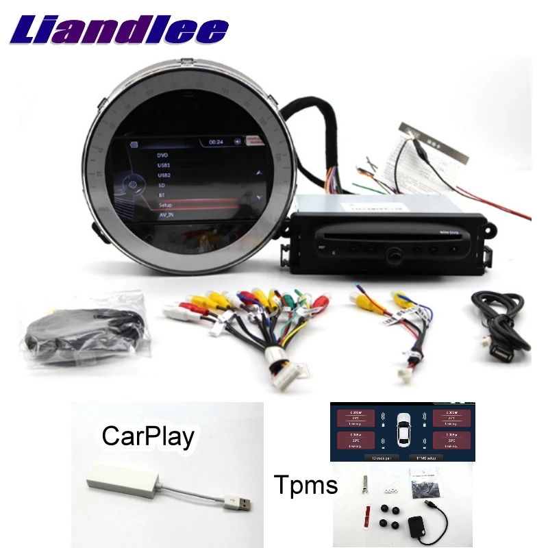 Liandlee автомобильный мультимедийный плеер NAVI для Mini Countryman One Cooper S D R60 CarPlay TPMS Стерео gps навигация CE система