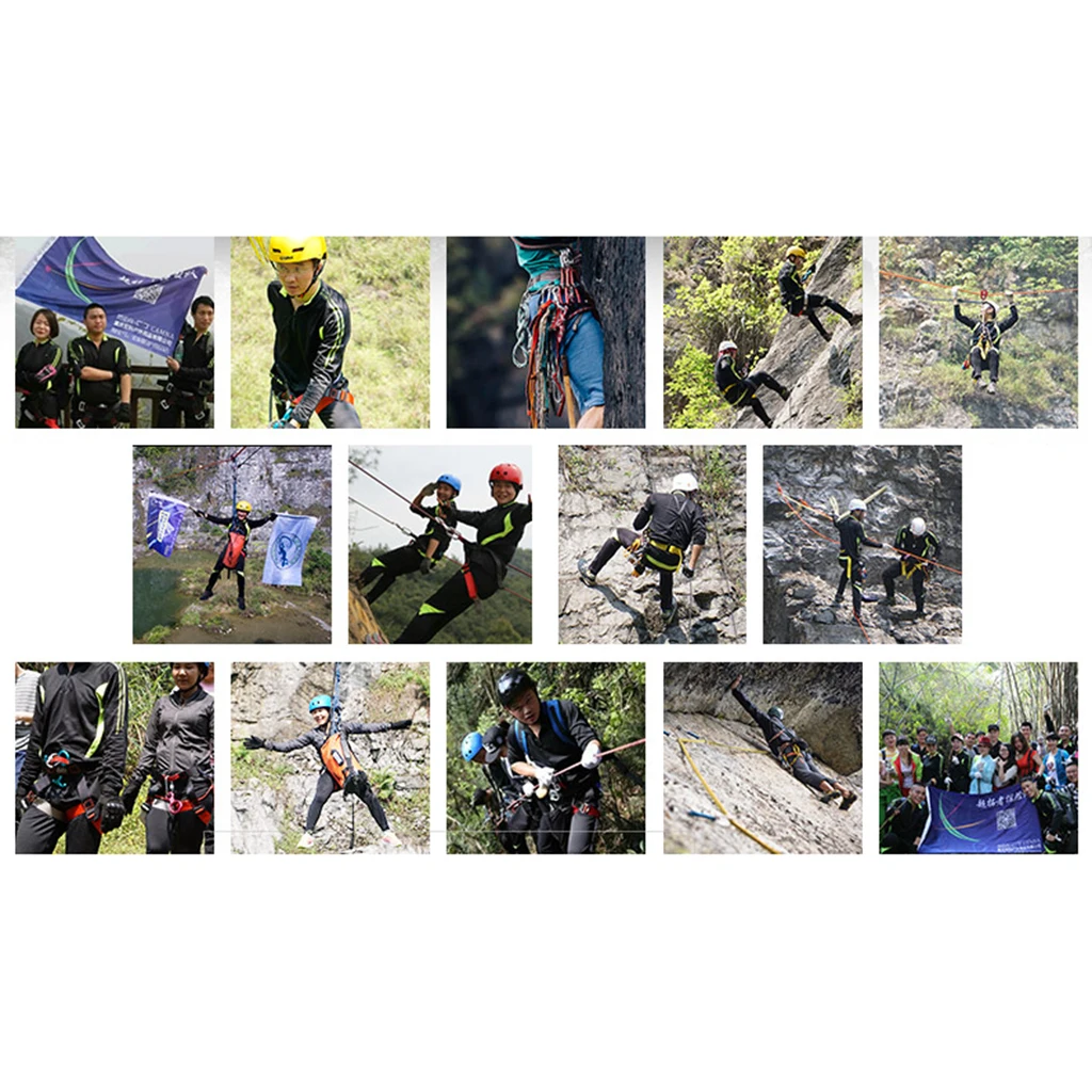 Left / Right Foot Climbing Ascender Riser Aviation Aluminum Tree Rock Climbing Fall Protection Equipment Gear