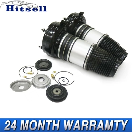 Pair Front Air Suspension Shock Struts For Audi A6 C7 A8 D4 4H S6 S8