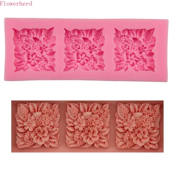 

Flower Cluster Cake Mold DIY Silicone Fondant Baking Tool Ice Tray Soap Mold Cake Decorating Pastry Tools Soap Making Supplies