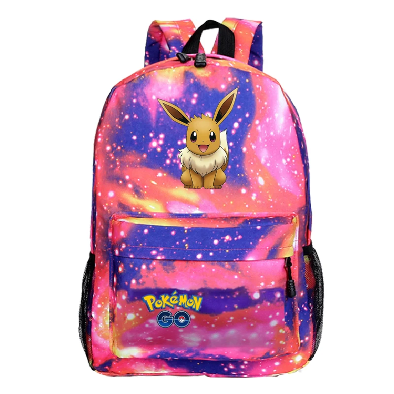 Аниме рюкзак Pokemon карманные монстры холщовый рюкзак для женщин рюкзак для мужчин Покемон школьные рюкзаки Mochila