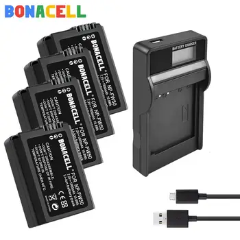 

Bonacell 1500mAh NP-FW50 Battery + LCD USB Charger For Sony Alpha A6500 A6300 A6000 A7r A7 NEX-3 NEX-3N NEX-5 batteries
