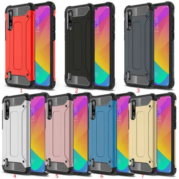 

50pcs/lot Baby Safe Case For Xiaomi Mi CC9 A3 CC9 SE A3 Lite Heavy Duty 2 in 1 Detachable Armor Hard Case For Xiaomi Redmi 7A