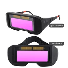 Gafas de soldadura fotoeléctricas variables automáticas, gafas protectoras de seguridad con reflejo de radiación infrarroja ultravioleta