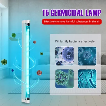 

6W 8W UV Germicidal Light Disinfection Lamp Sterilizer T5 Tube Ultraviolet Ozone Germicidal Light Bulb Kill Dust Mite Eliminator