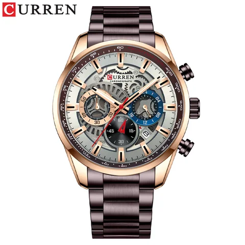 Top Brand Luxury Mens Watches Luminous Waterproof Stainless Steel Watch Quartz Men Date Calendar Business Wristwatch