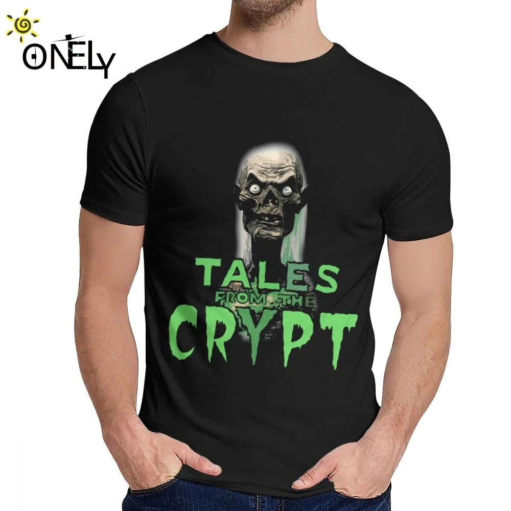 Horror Tales dari Crypt T Kemeja Pria 