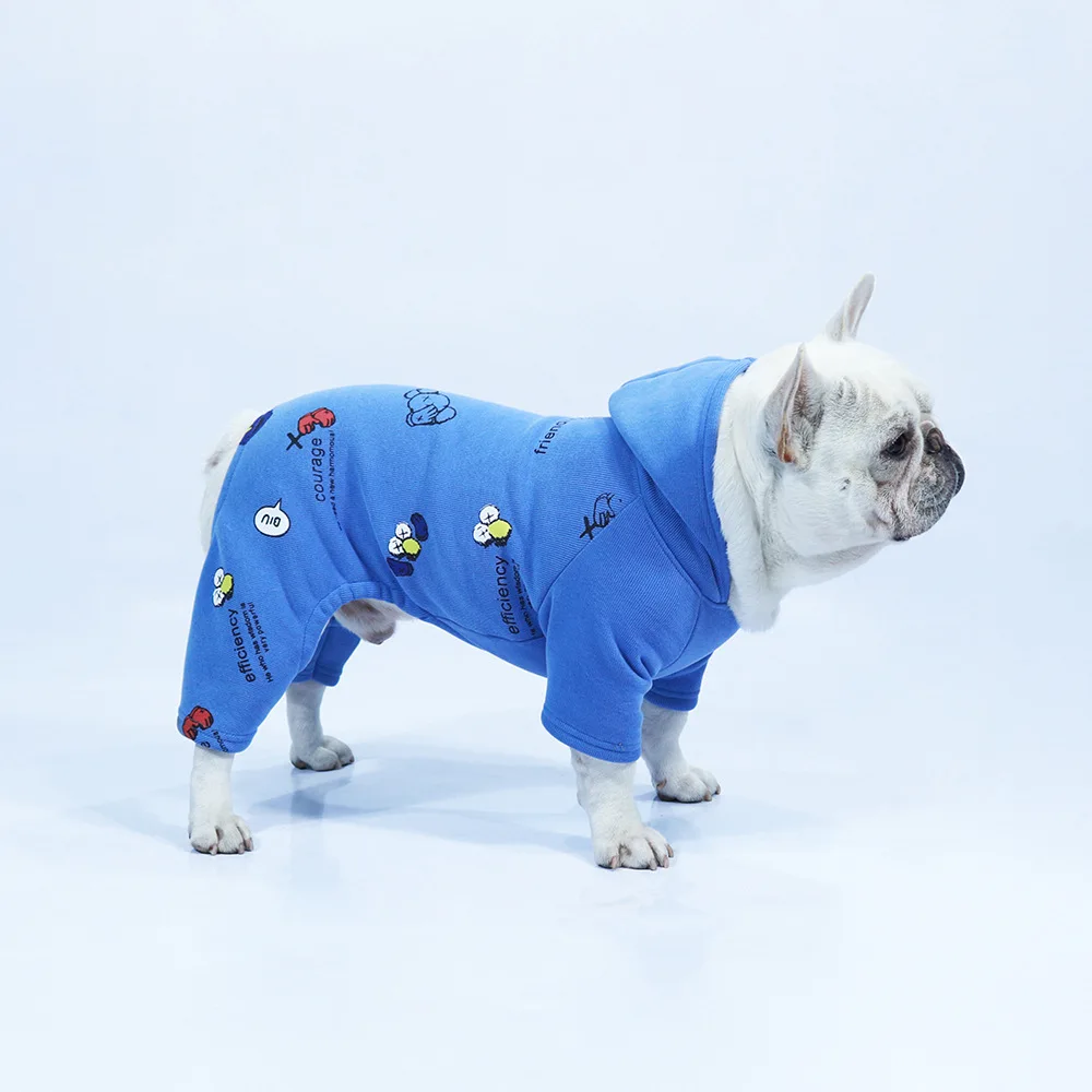 camisola Pug, macacão de Natal para cachorro, roupas para cães, inverno