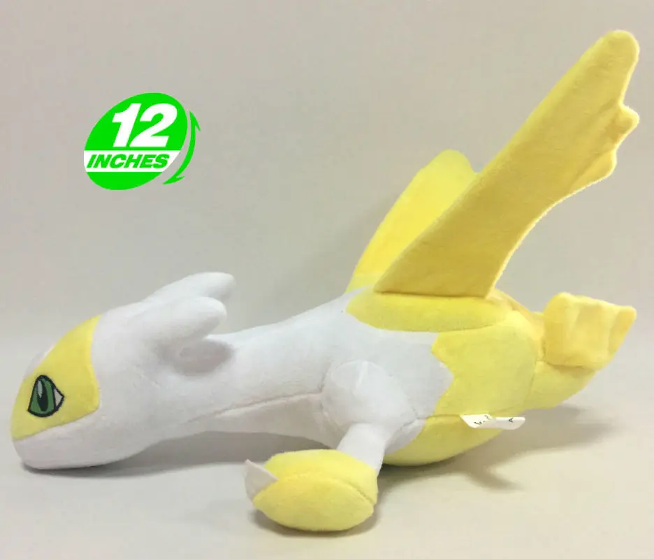 30cm Height Limited Edition Anime Plush Doll Fan Collection Toy Flash Yellow Latias