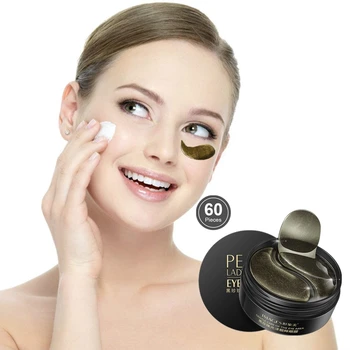 

Cold Pack Eye Mask Ice Cool Moisturizing Soothing Tired Pad Black Pearl Gel Portable Personal Health Sleep Eye Patches 60Pcs