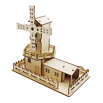 

Sound and Light Spinning Windmill Scientific Gizmo Invention DIY Educational Toys