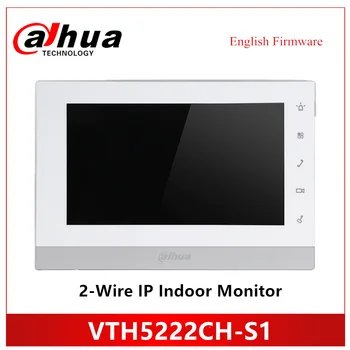 

Dahua Video Intercoms 2 Wire IP Indoor Monitor 7" TFT Touch Screen Support SD Card Record Video doorbell VTH5222CH-S1