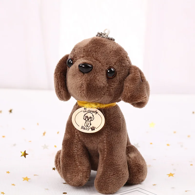 Высококачественная плюшевая игрушечная собака в 8 стилях, 10-12 см, подарок для детей, плюшевая игрушка в виде собаки хаски, брелок, собака плюшевая кукла WJ166 - Цвет: 1 puppy