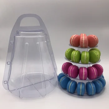 

4/6 Layers Macarons Display Tower Cupcake Tower Holder Multi-function Cupcake Tower Wedding Party Dessert Display Stand