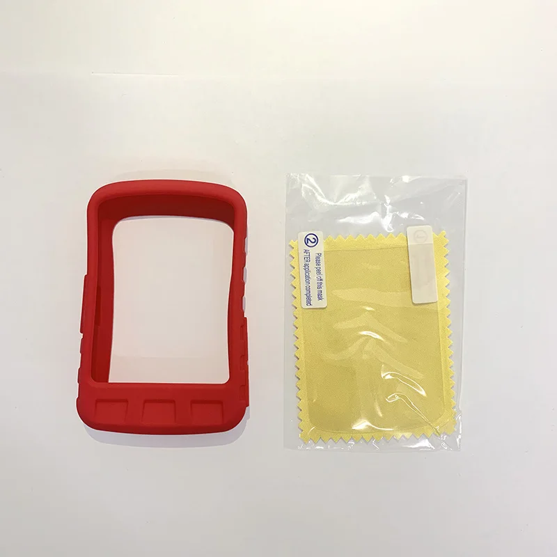 Custodia In Silicone Per Wahoo ELEMNT ROAM V3 - Bianca, Antiurto Con Fori Precisi + Pellicola Protettiva - 2