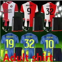 19 20 новинка, Feyenoord, футболка для взрослых, Feyenoord, футбольная Джерси, высокое качество, новые домашние синие футболки, Catolica, 10 дней доставки