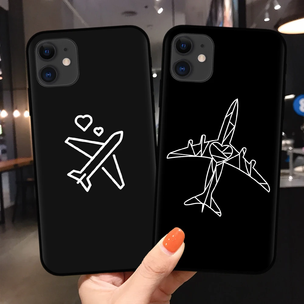 Новинка чехол для iPhone 11 Pro 5 дюймов модель 6 6S 7 8 Plus X XS Max 2019 с самолетом мягкий из ТПУ