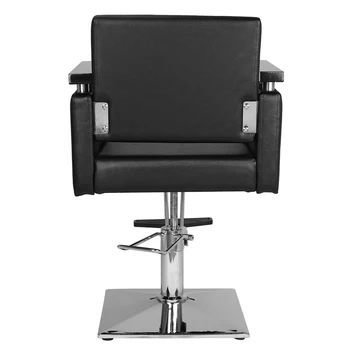 

High Quality Hair Beauty Equipment Hydraulic Barber Chair Modern Black Styling Salon Haircut