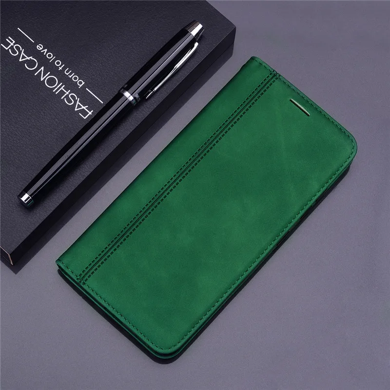 Bao da lật sang trọng chất lượng cao dành cho Xiaomi Redmi 9A Ốp lưng Redmi 9A 9 A Wallet Flip Case cho Xiaomi Redmi 9A Cover Coque 