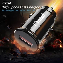 FPU автомобильное зарядное устройство Quick Charge 3,0 для iPhone iPad QC QC3.0 быстрое USB зарядное устройство адаптер для samsung Xiaomi мобильное Мини Автомобильное зарядное устройство